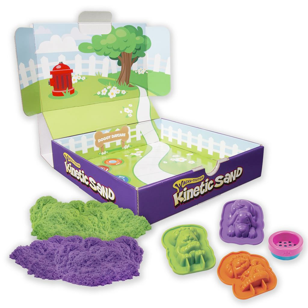 Кинетический песок для лепки из серии «Kinetic Sand» c формочками, 340 грамм  